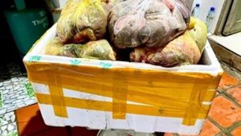 Điện Biên: Liên tiếp phát hiện số lượng lớn nội tạng không rõ nguồn gốc