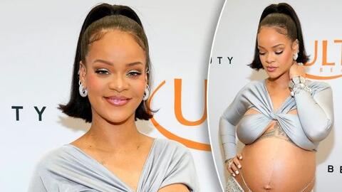 Nhan sắc rực rỡ của Rihanna, Angelina Jolie, Beyoncé... khi mang thai