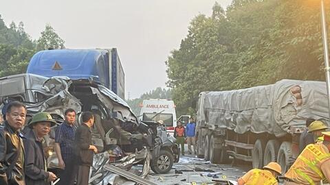 Tổng kiểm tra xe khách hợp đồng sau vụ tai nạn 5 người tử vong ở Lạng Sơn