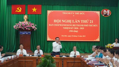 TP Thủ Đức phấn đấu năm 2023 thu ngân sách đạt 11.578 tỉ đồng