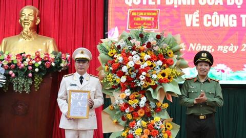 Điều động, bổ nhiệm Giám đốc, Phó Giám đốc Công an 3 tỉnh