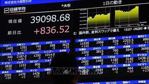 Chờ số liệu mới của Mỹ, các thị trường chứng khoán châu Á yên ắng