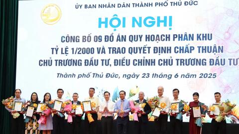 TP Thủ Đức công bố 9 đồ án quy hoạch phân khu