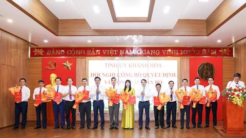 Tỉnh Khánh Hòa công bố quyết định bổ nhiệm Chánh thanh tra tỉnh