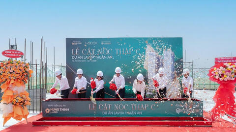 Lavita Thuan An cất nóc Block C, bước tiến mới của dự án trọng điểm khu Đông Bắc TP.HCM