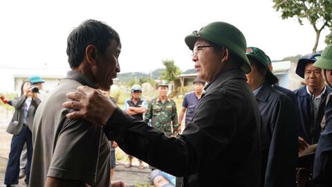 Lâm Đồng: Phó Thủ tướng kiểm tra công tác phòng, chống thiên tai, sạt lở và ngập lụt trên địa bàn tỉnh