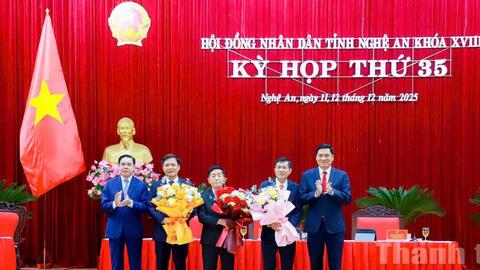 Ông Thái Văn Thành được bầu làm Phó Chủ tịch UBND tỉnh Nghệ An