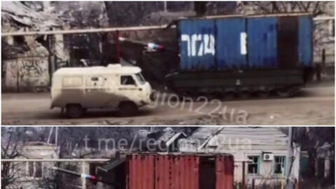 Xe tăng ‘mặc áo’ container đường biển trước mối đe dọa UAV