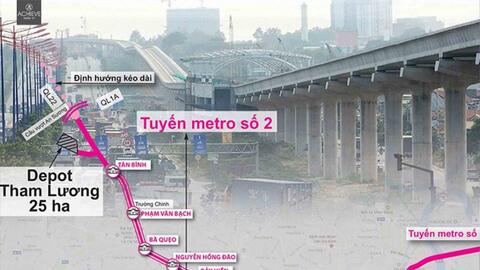 TP. Hồ Chí Minh khởi công tuyến Tuyến tàu điện ngầm số 2