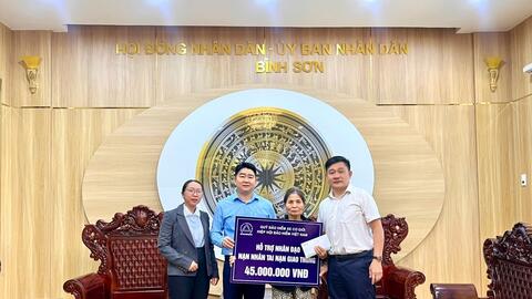 Hỗ trợ nhân đạo các gia đình nạn nhân tai nạn giao thông tại Quảng Ngãi, Thanh Hóa