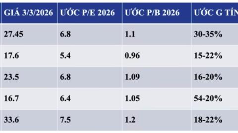 Những cổ phiếu ngân hàng đáng theo dõi trong biến động