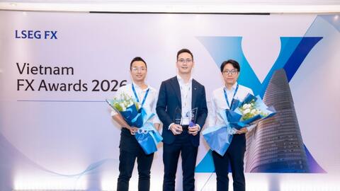 Vietcombank với cú đúp danh hiệu “Best FXall Taker” và “Top 5 Matching Volume Traded” năm 2025