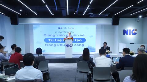 Thúc đẩy ứng dụng trí tuệ nhân tạo (AI) trong khu vực công