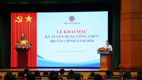 119 thí sinh bước vào Vòng 2 kỳ tuyển dụng công chức Bộ Tài chính năm 2026