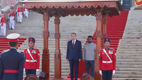 Lễ đón trọng thể Tổng Bí thư, Chủ tịch nước Tô Lâm thăm cấp Nhà nước Sri Lanka