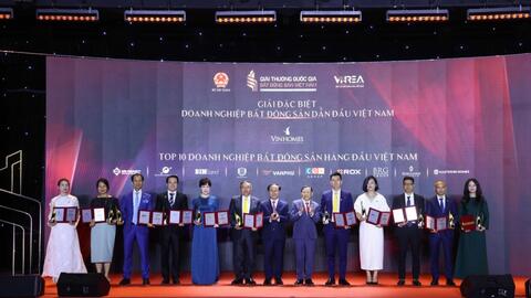 Vinh danh các doanh nghiệp, dự án có đóng góp nổi bật cho thị trường bất động sản