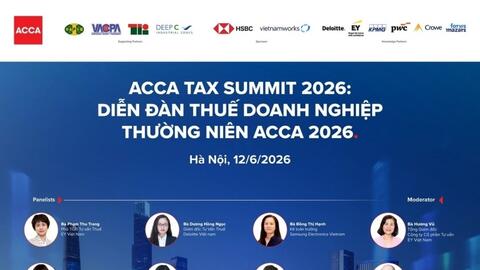 Diễn đàn thuế thường niên ACCA 2026 diễn ra ngày 12/6