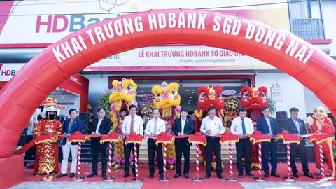 HDBank Sở Giao dịch Đồng Nai khai trương trụ sở mới, tăng cường phục vụ trung tâm công nghiệp phía Nam