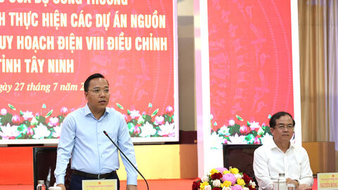 Bộ Công Thương làm việc với Tây Ninh về Quy hoạch điện VIII điều chỉnh