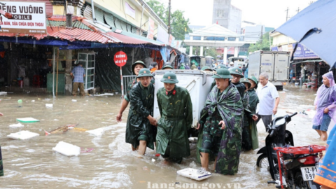 Mưa lũ gây ảnh hưởng lớn tại Lạng Sơn, các lực lượng chức năng tích cực hỗ trợ