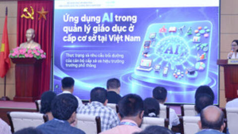 Ứng dụng AI hỗ trợ đổi mới quản lý giáo dục cấp cơ sở