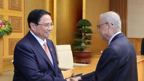 Thủ tướng Phạm Minh Chính tiếp nguyên Chủ tịch, người sáng lập Tập đoàn Infosys Ấn Độ