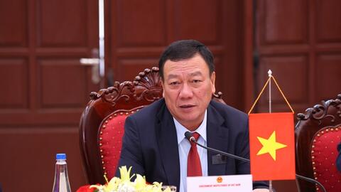 Tổng Thanh tra Chính phủ tiếp và làm việc với Đoàn Đại biểu cấp cao Thanh tra Nhà nước Lào