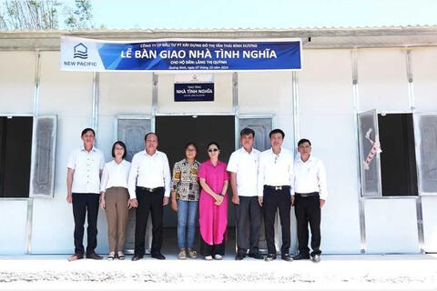 Xóa nhà tạm: Địa phương đầu tiên hoàn thành hỗ trợ nhà cho các hộ bị thiệt hại do bão số 3