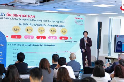 Prudential ra mắt sản phẩm bảo hiểm liên kết chung mới