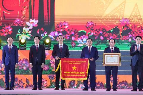Chủ tịch nước Lương Cường dự Lễ kỷ niệm 70 năm Ngày Giải phóng Hải Phòng