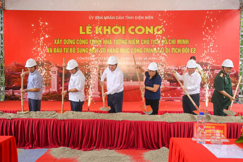 Điện Biên khởi công Nhà tưởng niệm Chủ tịch Hồ Chí Minh