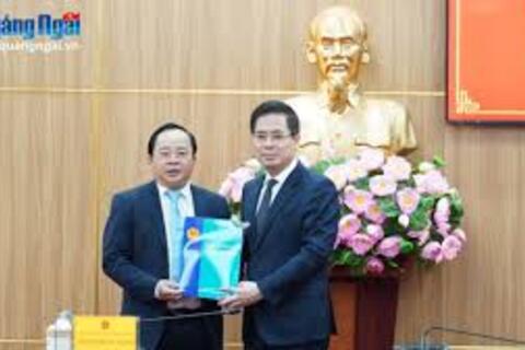 Ông Nguyễn Văn Điệu được bổ nhiệm giữ chức vụ Chánh Thanh tra tỉnh Quảng Ngãi