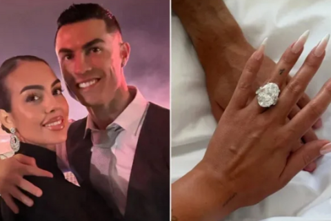 C.Ronaldo cầu hôn bạn gái bằng nhẫn kim cương siêu khủng