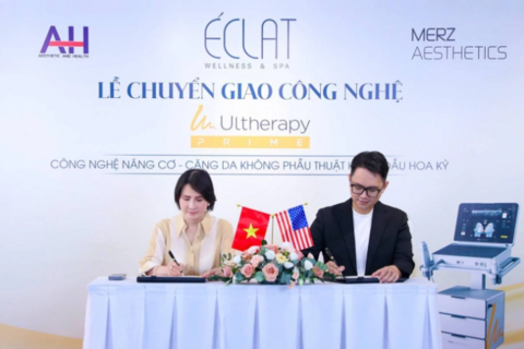 Éclat Việt Nam nhận bàn giao công nghệ trẻ hóa mới