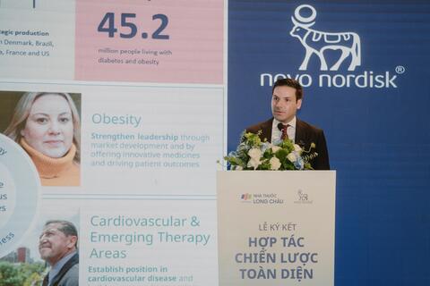 Long Châu và Novo Nordisk bắt tay đưa sản phẩm tiên tiến trong điều trị thừa cân, béo phì, đái tháo đường đến Việt Nam