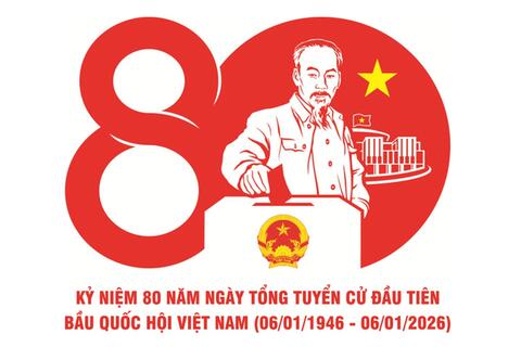 Phê duyệt mẫu Biểu trưng kỷ niệm 80 năm Ngày Tổng tuyển cử đầu tiên