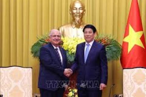Chủ tịch nước Lương Cường tiếp Bộ trưởng Quốc phòng Thổ Nhĩ Kỳ