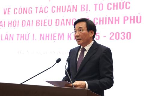 Tổng Bí thư Tô Lâm sẽ dự và chỉ đạo Đại hội đại biểu Đảng bộ Chính phủ lần thứ I