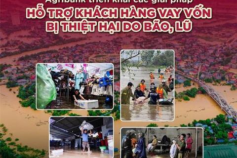 Ngân hàng hỗ trợ lãi suất cho doanh nghiệp người dân vùng lũ