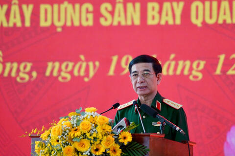 Đại tướng Phan Văn Giang dự lễ khánh thành sân bay quân sự Phan Thiết