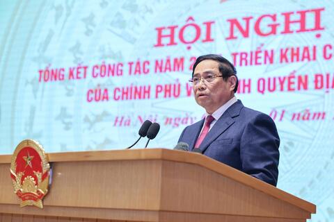 Tổng Bí thư cùng các lãnh đạo chủ chốt dự hội nghị Chính phủ với địa phương