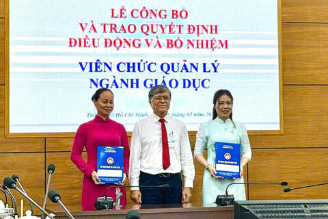 TPHCM bổ nhiệm hiệu trưởng, phó hiệu trưởng trường THPT