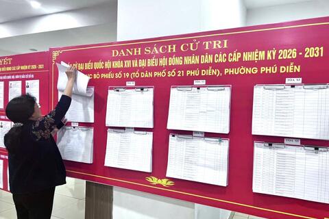 Hà Nội hoàn tất các bước chuẩn bị bầu cử, sẵn sàng cho Ngày hội 15/3