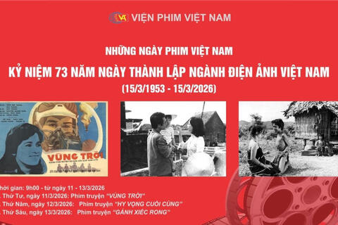 Chiếu miễn phí 3 bộ phim đặc biệt kỷ niệm 73 năm thành lập Điện ảnh Việt Nam
