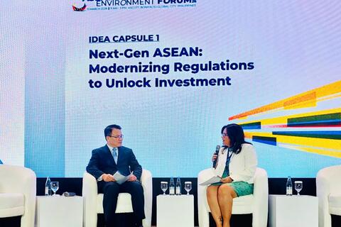 Thứ trưởng Trần Quốc Phương: Hoàn thiện thể chế để tăng sức hút đầu tư vào ASEAN