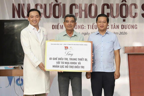 Hơn 520 học sinh Đồng Tháp được tư vấn, chăm sóc sức khỏe răng miệng miễn phí