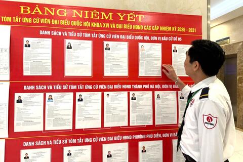 Mỗi lá phiếu cử tri - Trách nhiệm chọn người đủ đức, đủ tài đại diện cho Nhân dân