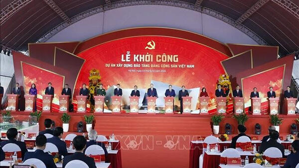 Tổng Bí thư dự Lễ khởi công dự án xây dựng Bảo tàng Đảng Cộng sản Việt Nam