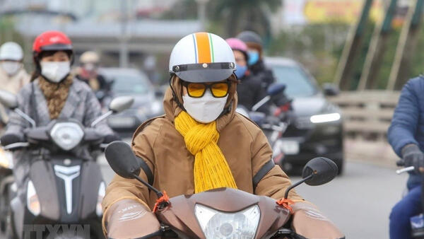 Không khí lạnh ảnh hưởng tới toàn miền Bắc, có nơi dưới 5 độ C