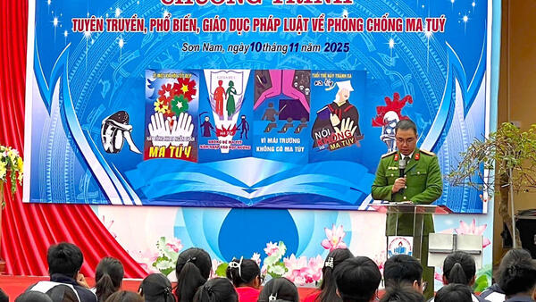 Hưng Yên tăng cường giáo dục pháp luật phòng, chống ma túy trong trường học